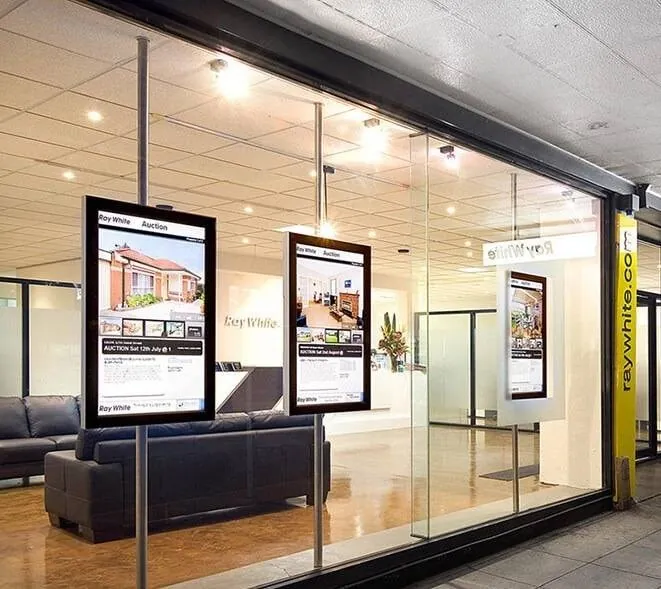 Storefront Window Display — digital LED display