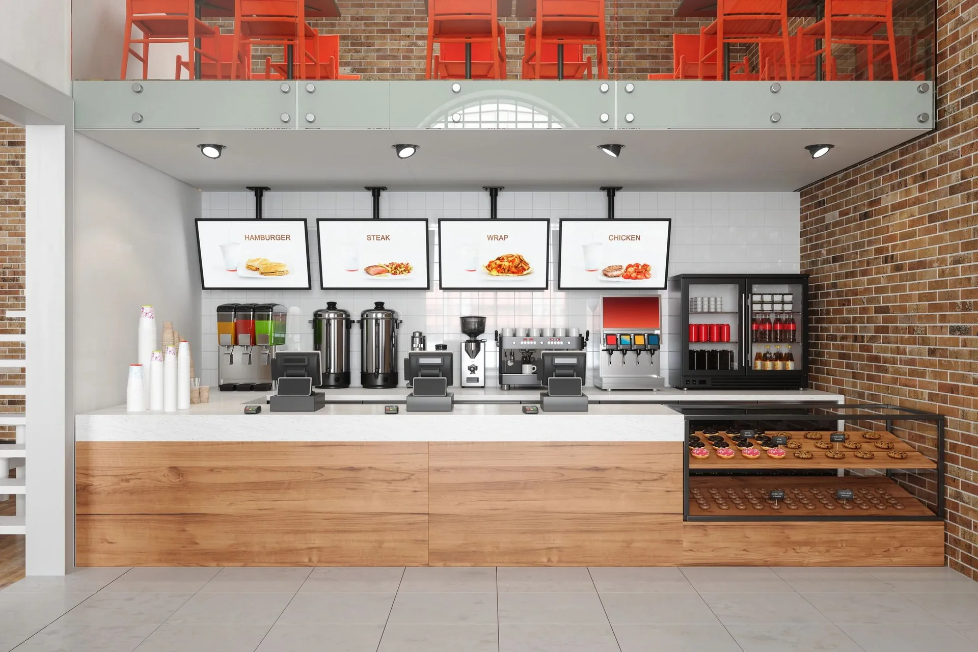Digital Menu Board Display